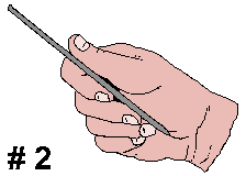 knife throwing grip